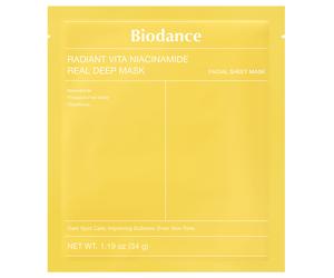 Biodance - Radiant Vita Niacinamide Real Deep Mask - Mascarilla de tela 1 St.