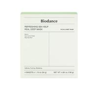 Biodance - Refreshing Sea Kelp Real Deep Mask - 4piezas