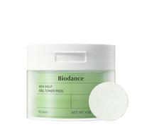 Biodance Sea Kelp - Almohadillas de tóner de gel, calmantes y calmantes para pieles sensibles, control de aceite y sebo, cuidado de manchas, almohadillas de tóner exfoliantes suaves, cuidado de la