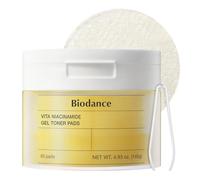 Biodance Vita Niacinamide Gel Toner Pads - Discos Tónicos para Manchas Oscuras y Tono Uniforme - Almohadillas Exfoliantes Suaves con Vitamina C - Cosmética Coreana - 60 Unidades (140g)