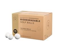Biodegradable Golf Balls BGB soluble en agua, regalo de golf ecológico, soluble en agua, perfecto para práctica al aire libre, se disuelve en 2-4 semanas (96)