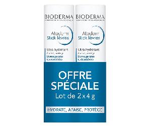Bioderma Atoderm Stick Labial Lote 2 x 4 g