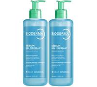Bioderma Sébium Gel Moussant 2x400 ml