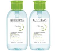 Bioderma Sébium H2O Agua Micelar 2x500 ml