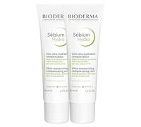 BIODERMA | Sébium Hidra | Hidrata y nutre intensamente | Compensa los efectos secundarios de los tratamientos | Muy buena tolerancia | Juego de 2x40ML