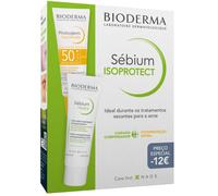 Crema Bioderma Sébium Isoprotect 40 ml + Photoderm Aquafluide FPS 50+ 40 ml