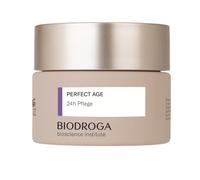 Biodroga Cuidado reafirmante de la piel antiedad 24 h 50 ml - Skincare hidratante antiarrugas cuidado facial vegano Perfect Age Bioscience Institut