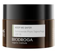 Biodroga Organic Keep Me Safer - Crema protectora de día Fito 15 - Hidratación, Protección contra las influencias ambientales, envejecimiento de la piel, cuidado con factor de protección solar, piel