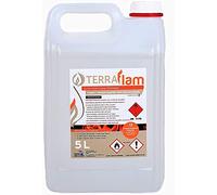 Bioetanol Envio 24Horas 4X5Li Bioetanol Terraflam para lámparas y chimeneas transparente Combustión alta calidad, no humos ni olores