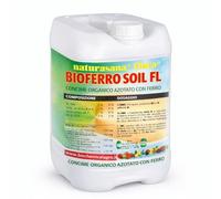 Bioferro Soil FL Abono Orgánico Nitrogenado con Hierro Aminoquelado - Solución contra la Clorosis Férrica y el Amarilleo Foliado 30L