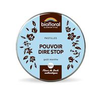 BIOFLORAL - Poder Dire Stop - Complejo de flor de Bach - Sinergia de 6 flores de Bach - Pastillas orgánicas - 50 gr