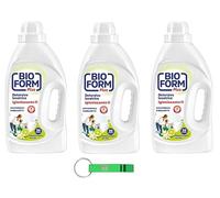 Bioform Detergente higiénico para la colada, aroma de bergamota, 30 lavados, 1625 ml, incluye llavero Beni Culinari