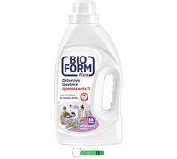 Bioform Detergente higiénico para la ropa con aroma a lavanda y tomillo - Detergente líquido para lavadora - 30 lavados 1625 ml + llavero Beni Culinari gratis