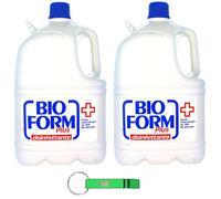 Bioform Plus - Detergente para suelos (2 unidades, especialmente adecuado para la higiene del suelo, 4,5 L, incluye llavero Beni Culinari gratuito)