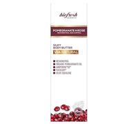 Biofresh cosmetics Via Natural crema rica corporal de tacto sedoso con granada y aceite de rosa, resveratrol,anti edad,body butter 200ml