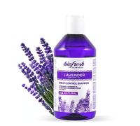 Biofresh Cosmetics Via Natural Lavender Oil champú de control sebum con aceite de lavanda, para combatir la grasa excesiva del cabello, refresca y enfría el cuero cabelludo 300 ml