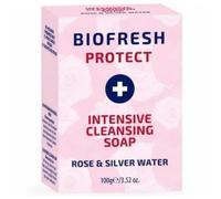 BioFresh Protect Un TiB jabón acterial con agua de rosas y plata - 100 g