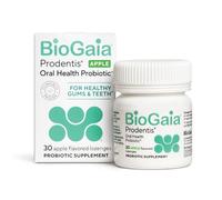 BioGaia Prodentis Clinically Proven Dental Probiotics for Teeth and Gums | Promotes Good Oral Health & Gut Health Too | Probióticos orales | 30 lozenges con sabor a manzana | 1 paquete