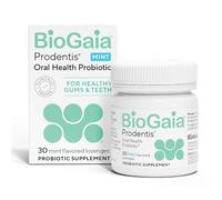 BioGaia Prodentis | Pastillas probióticas dentales | Promueve encías y dientes saludables | Defiende contra problemas dentales | Repone el microbioma oral | Mejora la salud bucal | Sabor a menta |