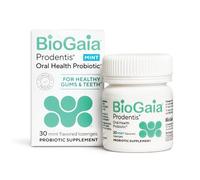 BioGaia Prodentis | Pastillas probióticas dentales | Promueve encías y dientes saludables | Defiende contra problemas dentales | Repone el microbioma oral | Mejora la salud bucal | Sabor a menta |
