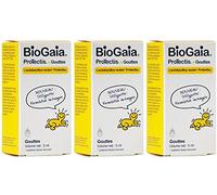 BioGaia Protectis® Gotas Probióticas | Equilibrio de la Flora Intestinal | Suplemento Alimentario a Base de Probióticos para Bebés y Bebés | Contiene L. Reuteri® | Botella de 5 ml Lote de 3