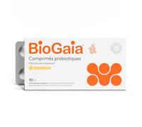 BioGaia Tabletas Probióticas para Adultos | Equilibrio de la Flora Intestinal | Suplemento Dietético | Contiene L. reuteri Protectis | Aroma Limón - 30 Tabletas masticables