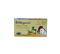 Biogoret Cubitos de Caldo de Pollo Ecológicos (6 Unidad x 11 gr) Paquete de 1