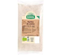 BIOGRÁ - Harina de Avena, Apto para Dieta Vegetariana, Fuente de Proteínas, Alto Contenido en Fibra, Ideal para Hacer Crepes, Pasteles, Pan o Espesar Salsas, 500g