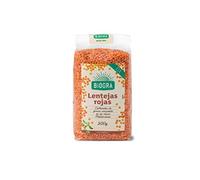 BIOGRÁ - Lentejas Rojas, de Agricultura Ecológica Cultivadas de Forma Consciente en un Clima Mediterráneo, Fuente de Fibra, Alto Contenido en Proteínas, 500g