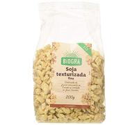BIOGRÁ - Soja Texturizada Fina, Apto para Veganos, Bajo Contenido en Sal y Grasas Saturadas, 200g