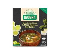 Biográ Sopa de Miso con Verduras 4 sobres X 10 g