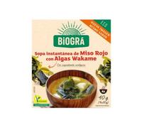 Biográ Sopa Vegana de Miso con Algas 4 sobres X 10 g