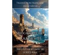 Biographie De Ramsès Iii (ebook)