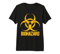 Biohazard Estilo Grunge Envejecido tóxico Vintage Camiseta Premium
