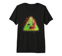 Biohazard Toxic Vintage Brick Infected Zombie Splatter Camiseta Premium
