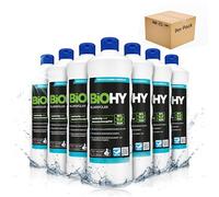 BiOHY Abrillantador (9 botellas de 1 litro) | Apto para todos los lavavajillas | para un brillo inmejorable en los vasos y platos sin manchas de agua (Klarspüler)