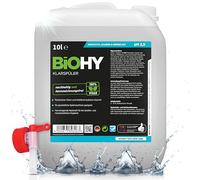 BiOHY Abrillantador (Bidón de 10 litros) + Grifo de Salida | Apto para todos los lavavajillas | para un brillo inmejorable en los vasos y platos sin manchas de agua (Klarspüler)