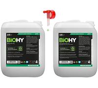 BiOHY BIOHY Juego de limpieza | detergente líquido lavavajillas bidón de 10 litros | Limpiador de vajillas de 10 litros | Incluye grifo para facilitar el traslado