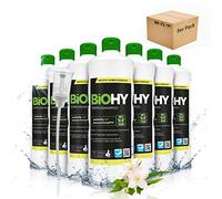 BiOHY Champú para alfombras (9 botellas de 1 litro) + Dosificador | Limpiador de alfombras concentrado | elimina las manchas rebeldes | bien tolerado por los animales (Teppichshampoo)