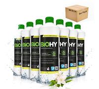 BiOHY Champú para alfombras (9 botellas de 1 litro) | Limpiador de alfombras concentrado | elimina las manchas rebeldes | bien tolerado por los animales amigable con los materiales (Teppichshampoo)