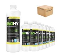 BiOHY Champú para coches (12 botellas de 1 litro) | excelente poder de limpieza y formación de espuma | Produce una fragancia fresca y duradera (KFZ Autoshampoo)