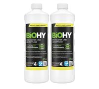 BiOHY Cuidado de tapicería y piel para (2 botellas de 1 litro) | limpia todo el interior del coche | Quitamanchas para asientos de | deja un olor agradable (KFZ Polster)