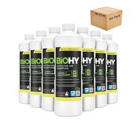 BiOHY Cuidado de tapicería y piel para coche (9 botellas de 1 litro) | limpia todo el interior del coche | Quitamanchas para asientos de coche | deja un olor agradable (KFZ Polster)