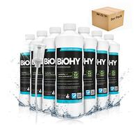 BiOHY Desatascador (9 botellas de 1 litro) + Dosificador | Líquido, limpiador de desagües altamente concentrado | Inodoro, Para todos los bloqueos | EXTRA FUERTE (Rohrreiniger)