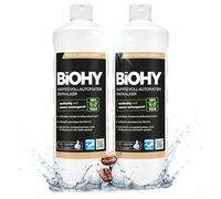 BiOHY Descalcificador de cafetera (2 botellas de 1 litro) | Ideal para descalcificar todas las cafeteras y máquinas de espresso | Apto para todas las marcas conocidas (Kaffee Entkalker)