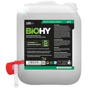 BiOHY Detergente para lavavajillas comercial (Bidón de 10 litros) + Grifo de Salida | Fórmula para disolver el las grasas | Apto para gastronomía, industria y hogares (Geschirrreiniger)