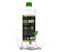 BiOHY Jabón líquido (1 botella de 1 litro) | Jabón de manos líquido, hidratante y respetuoso con la piel | LIBRE DE FOSFATOS | apropiado para la cara | higiene sin olor (Flüssig Seife)