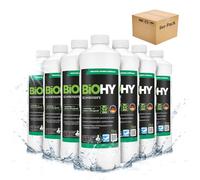 BiOHY Jabón lubricante (9 botellas de 1 litro) | concentrado para suelos | Aplicable a todas las superficies delicadas | Caucho, linóleo, parqué, PVC, piedra (Schmierseife)