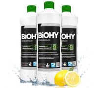 BiOHY Leche desgrasada (3 botellas de 1 litro) | elimina sin esfuerzo los residuos de comida quemada | para el esmalte la cerámica y el acero inoxidable (Scheuermilch)