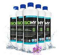 BiOHY Limpiacristales profesional (6 botellas de 1 litro) | Limpiador concentrado de vidrios, para de ventanas | Limpieza optima de vidrios, ventanas y espejos (Fensterreiniger)